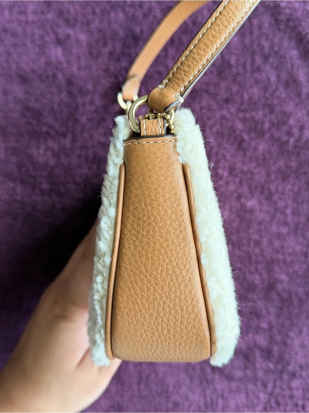 Nolita 19 In Shearling With Coach Motif